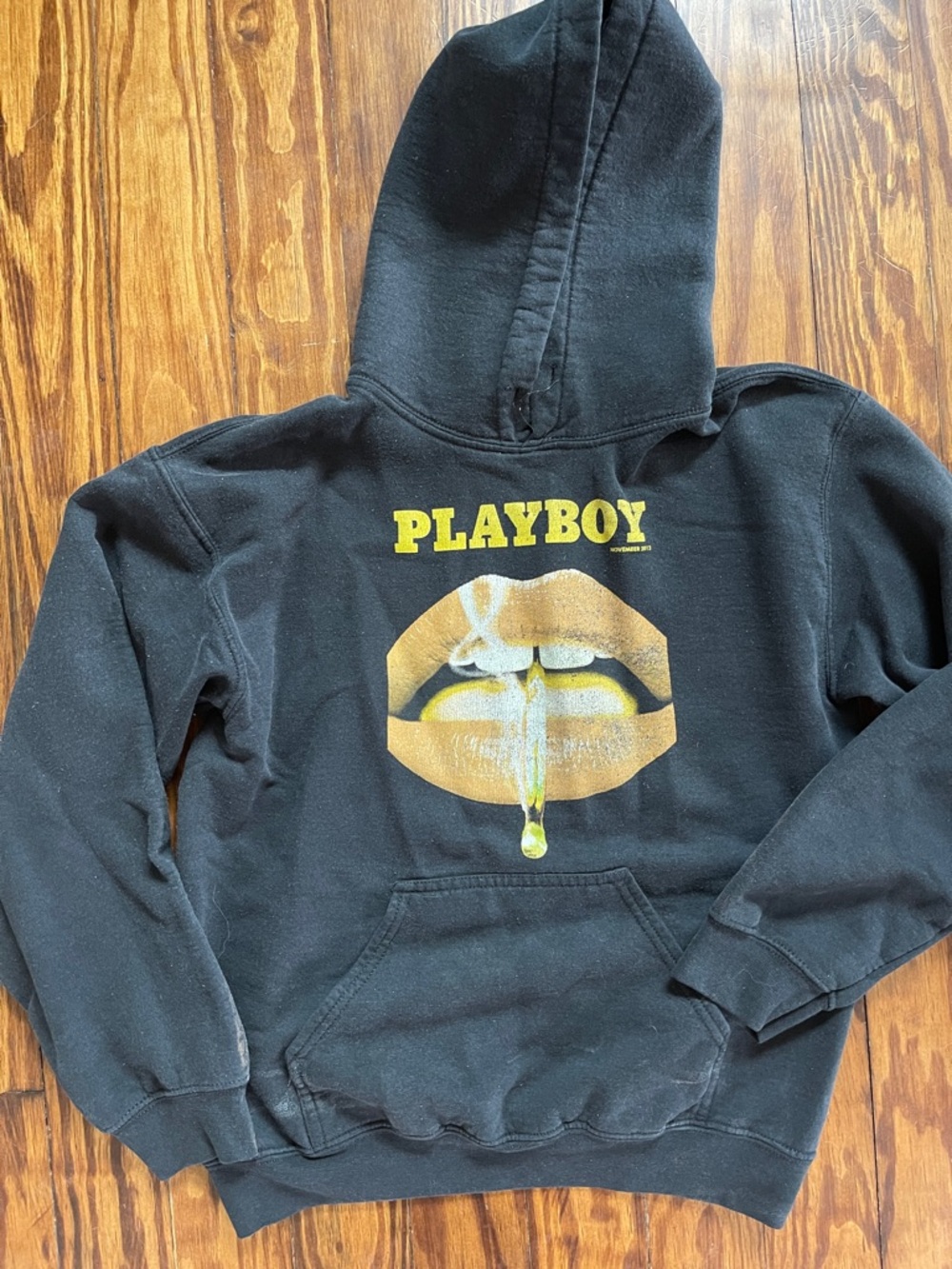 VTG 90s PLAYBOY Black Hoodie